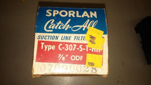 SPORLAN C-307-S-T-HH NIB SUCTION LINE FILTER DRIER 7/8&#034; ODF SEE PICS #A83