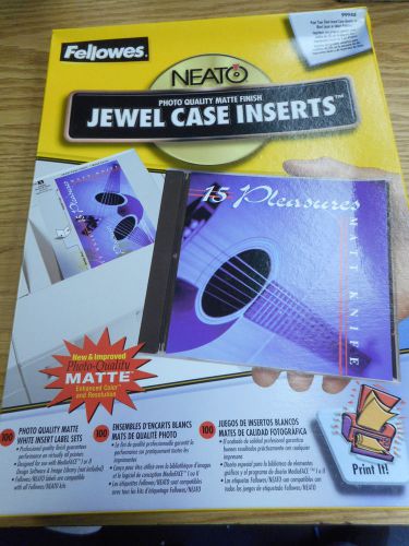 Fellowes NEATO jewel case inserts