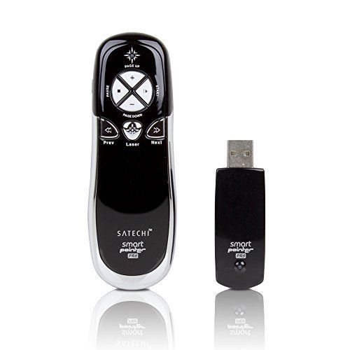Satechi SP800 Smart-Pointer (Black) 2.4Ghz RF Wireless Presenter with Mouse New