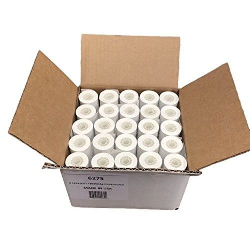 2-1/4&#034; x 50&#039; thermal paper roll (50 rolls pack) pos credit card/cash register... for sale