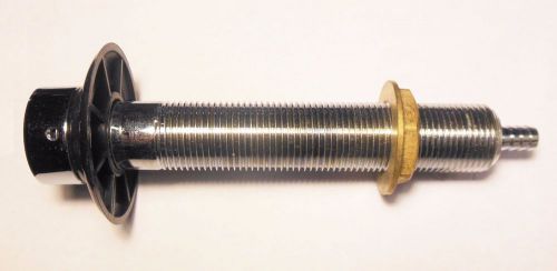 5 1/2&#034; w/ 1/4&#034; bore draft beer chrome nipple shank assembly kegerator tap for sale