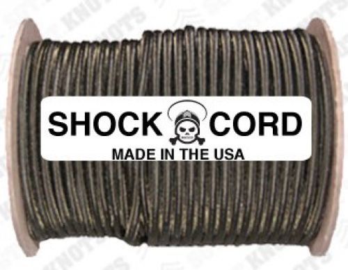 SGT KNOTS? Shock Cord 1/8&#034; - 100 Feet (OD Green)