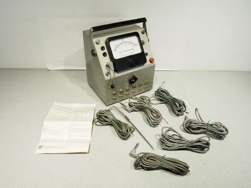 Yellow springs instrument tele-thermometer model 44tz w/ 6 probes tested working for sale