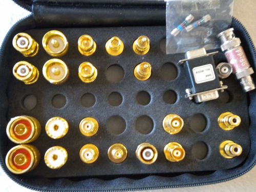 LKG INDUSTRIES ITEM #999 RF incomplete Connector Adapter Kit Gold
