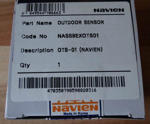 New! navien outdoor temperature sensor (ots-01) for sale