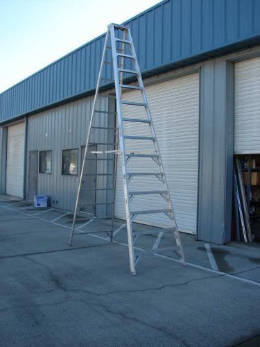 Werner 414 300 lb 14&#039; aluminum step ladder local pickup only for sale