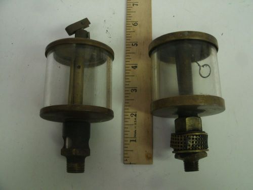 2 Vintage brass Engine Oiler - Detroit Controls corp, &amp; Essex Brass corp