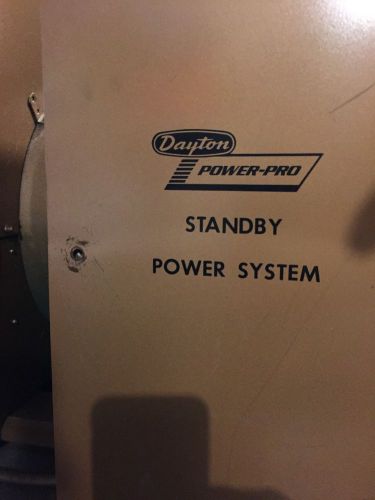 Dayton Stanby Generator