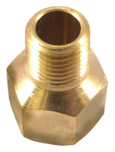 Forney 75447 brass fitting reducer adapter 3/8-inch female npt to 1/4-inch ma... for sale