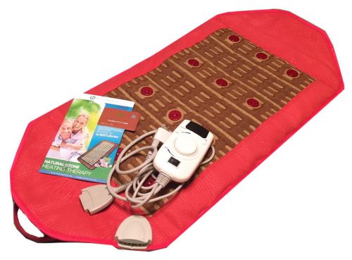 Natural yellow clay (mud) photon negative ions fir infrared heating healing pad for sale