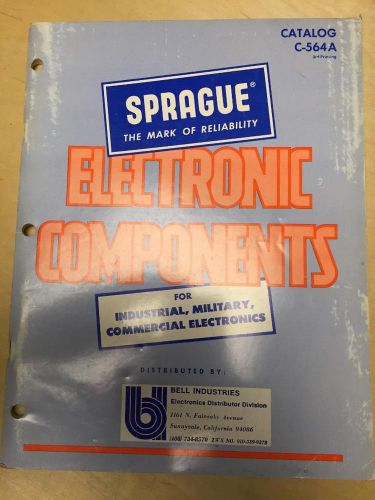 1979 Sprague Electronic Component Catalog ~ Capacitors Resistors Filters