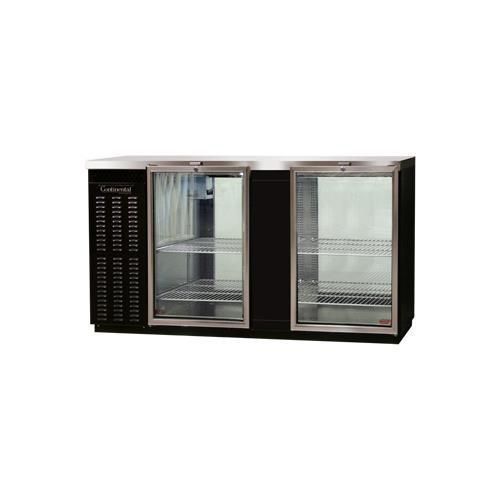 Continental Refrigerator BBUC69-GD-PT Back Bar Cabinet, Refrigerated