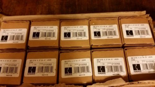 Locksmith hager bb1279 4.5x4.5 current transfer hinge us26 lot of 10 for sale