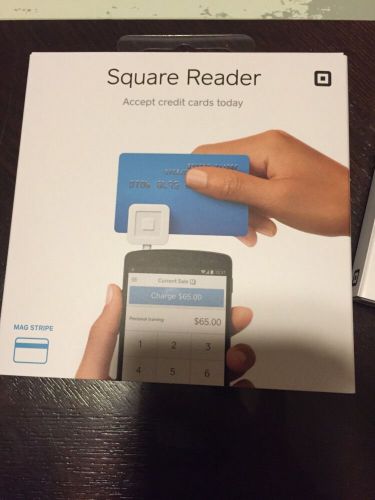 Lot Of 10 (ten) Square Credit card Reader - NEW IN BOX ! Smartphone Swipe.