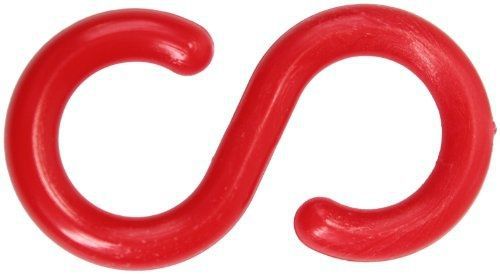 Accuform Signs PRC242RD Polyethylene Plastic S-Hook, Red