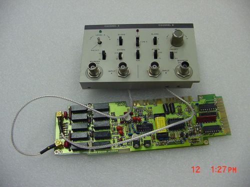 HP Agilent 5328A Universal Counter Panel With Board Card 05328-60022&amp;05328-60021