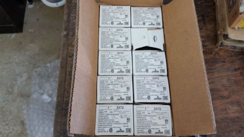 NIB CASE OF 10 LEVITON #5372 POWER OUTLET 2 POLE 3 WIRE GROUNDING 30A//250V