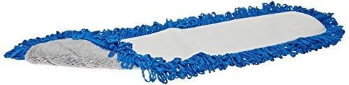 Carlisle 363312414 polyester/polyimide blend dry mop pad, 24&#034; length, blue (pack for sale