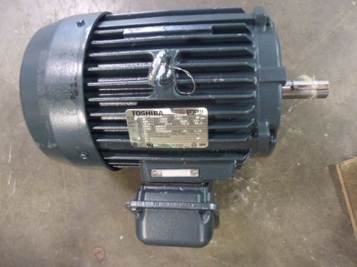 TOSHIBA 10HP MARINE DUTY MOTOR #62219J FR:215T VOLTS:460 RPM:1750 PH:3 NEW