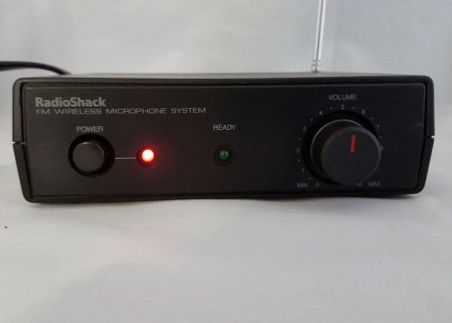 Radio Shack FM Wireless Microphone System 32-1221B 49MHz Receiver