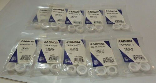 Radnor® 18CG20 Stubby TIG Cup Insulator LOT OF 10 (2-PACKS)