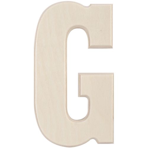 &#034;Baltic Birch University Font Letters &amp; Numbers 5.25&#034;&#034;-G, Set Of 6&#034;