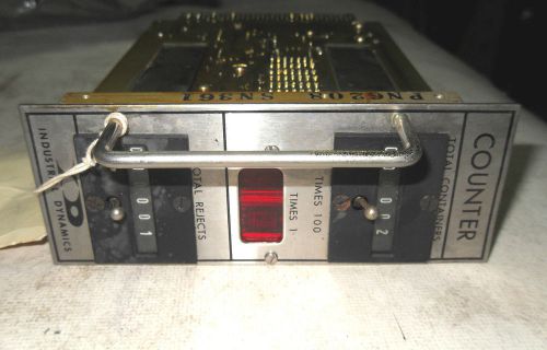 (d2) 1 used industrial dynamics 6208 counter module for sale