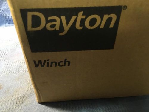 Dayton 3VJ63 Winch new CR2943 push button
