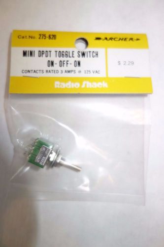 Archer Mini DPDT Toggle Switch On-Off-On 275-620 NOS