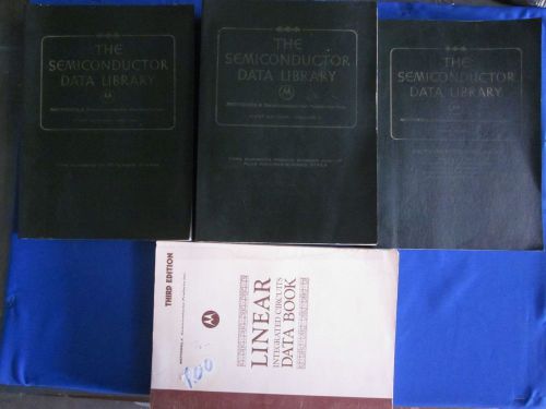 The Semiconductor Data Library Motorola 3 Vol Set 1st Ed. Linear  Circuit Book