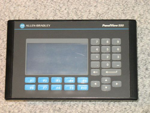 Allen-Bradley 2711-K5A2 PanelView 550 Operator Interface Ser B, Rev D, FRN 1.07
