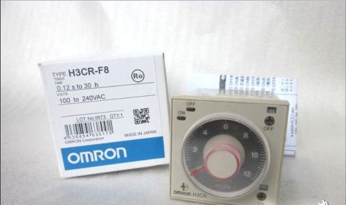 NEW IN BOX OMRON PLC Twin Timer H3CR-F8 100-240VAC