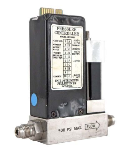 Unit UPC-1000 Range:2SLPM Gas:N2 500PSIM 1/4&#034;NPT Pressure Controller Module
