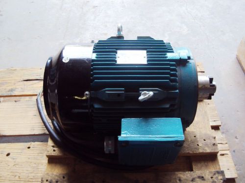 BROOK CROMPTON 7.5 HP MOTOR, PC4N7.5-2C, 3 PH, 1750 RPM, 208-230/460 VOLT (USED)