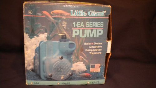 little Giant small submerible pump model 1-EA series