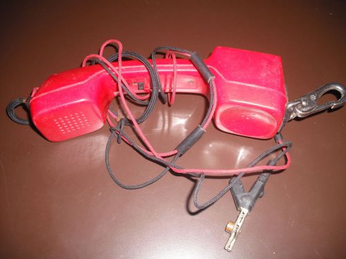 Walker Lineman Red Portable Handset Telephone Touchtone Phone Line Tester