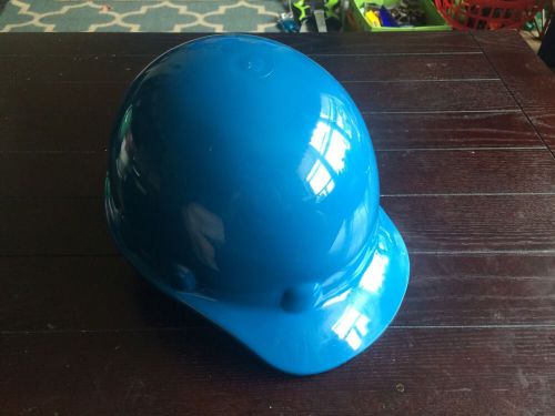 Hard hat blue fibre-metal new! ratchet back construction hat hardhat for sale