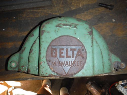 Vintage delta milwaukee toolmaker surface grinder wheel guard housing for sale