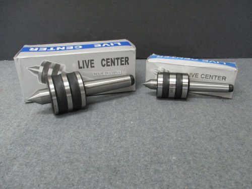 LIVE CENTER MORSE NO 2 &amp; LIVE CENTER MORSE NO. 3 MORSE TAPERS CENTERS IN BOXES