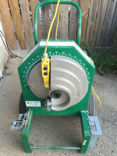 Greenlee 555 bender 1/2&#034; to 2&#034; rigid imc conduit electric bender - working for sale