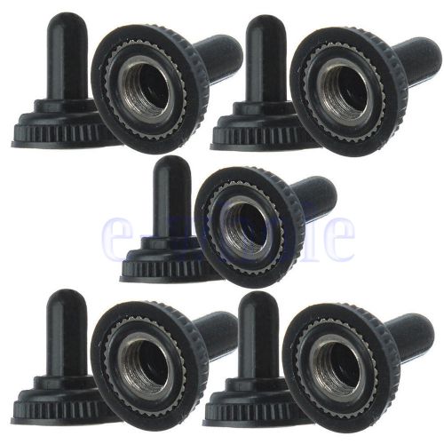 10pcs Black Rubber Resistance Cap Cover Waterproof Toggle Switch HM