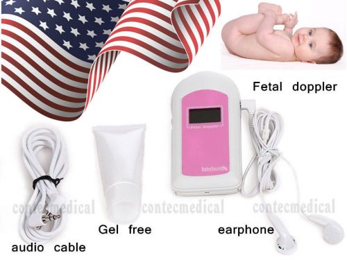 Baby sound b pocket prenatal fetal doppler, baby heart beat monitor,lcd,free gel for sale