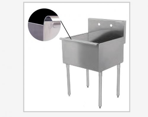 BS1512 One Compartment Utility Sink -drainer And Faucet.