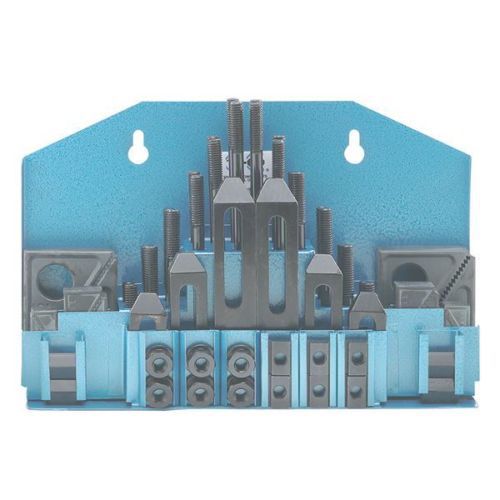 TE-CO 52 Piece Deluxe Clamping Set STUD SIZE: 3/8&#034;-16 T-Slot:9/16&#034;