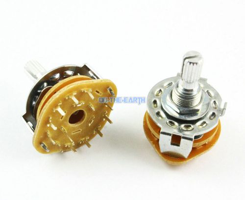 12 Pieces 1 Pole 11 Position 1P11T Channel Band Rotary Switch Selector