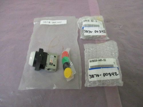 2 amat 3870-00342 mechanical valve, multicolor switch, smc nvm130-n01-33, 410126 for sale