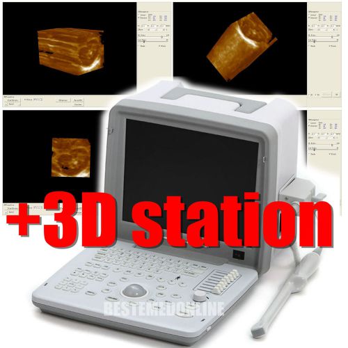 Portable digital ultrasound scanner machine 6.5mhz rectal probe human free 3d ce for sale