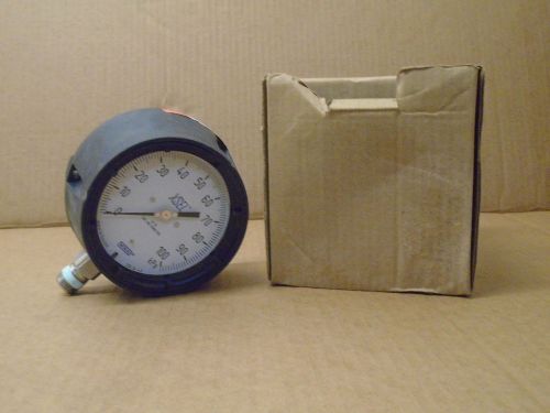 Wika - 4-1/2 Inch Dial, 1/2 Inch, 0 to 100 Scale Range Pressure Gauge