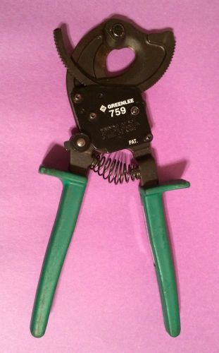 Greenlee Ratcheting Cable Cutter #759