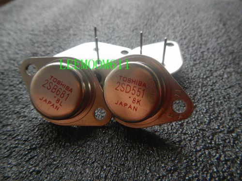 50PAIR 2SD551 &amp; 2SB681  Audio Transistors TO-3